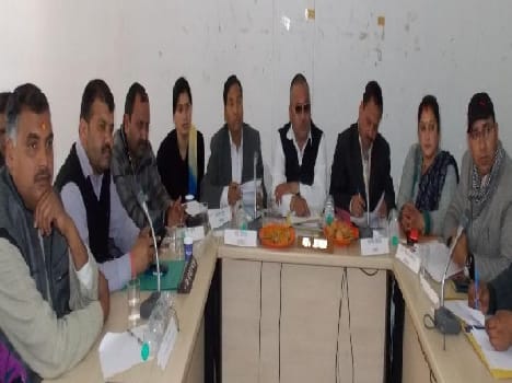 District panchayat meeting